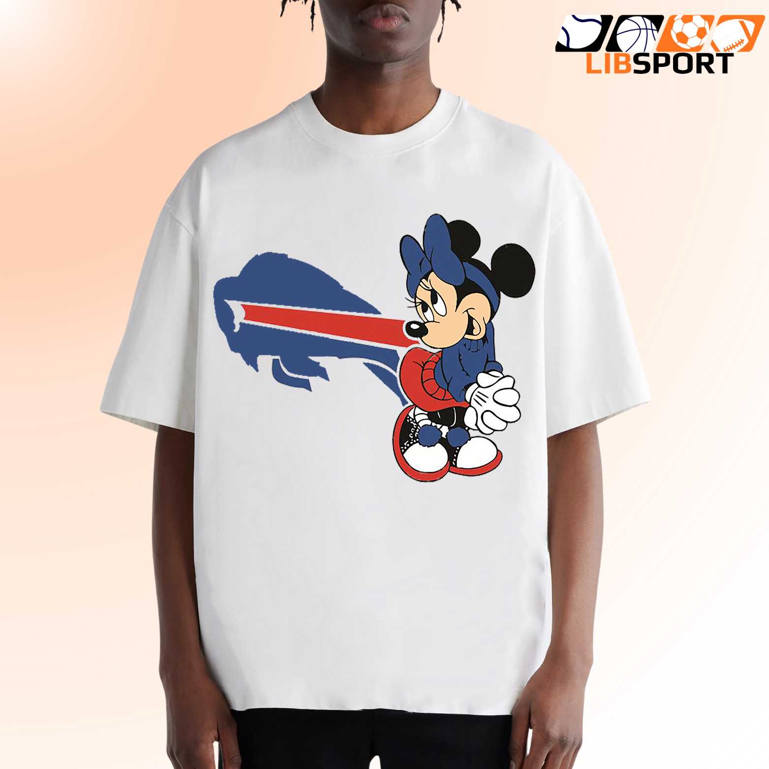 Buffalo Bills Mickey T Shirt, Nfl Football Tee, Unisex Streetwear Fan Top